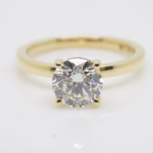 Load image into Gallery viewer, 18CT Yellow Gold Lab Grown Round Brilliant Diamond &amp; Hidden Halo 1.56CT SKU 7711002
