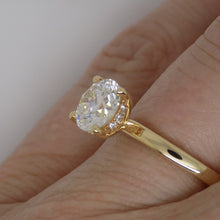 Load image into Gallery viewer, 18CT Yellow Gold Lab Grown Round Brilliant Diamond &amp; Hidden Halo 1.56CT SKU 7711002
