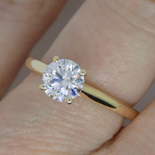 Load image into Gallery viewer, 18CT Yellow Gold Round Brilliant Lab Grown Diamond 1.04ct SKU 7711011
