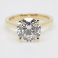 Load image into Gallery viewer, 18CT Yellow Gold Round Brilliant Lab Grown Diamond 3.01ct SKU 7711012
