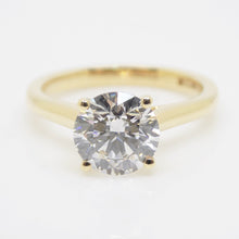 Load image into Gallery viewer, 18CT Yellow Gold Round Brilliant Lab Grown Diamond 2.06CT SKU 7711013
