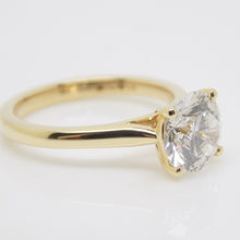 Load image into Gallery viewer, 18CT Yellow Gold Round Brilliant Lab Grown Diamond 2.06CT SKU 7711013
