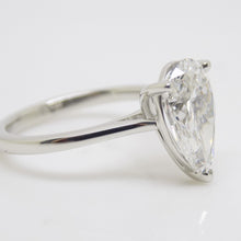 Load image into Gallery viewer, Platinum Pear Cut Lab Grown Diamond 3.06ct SKU 7711018
