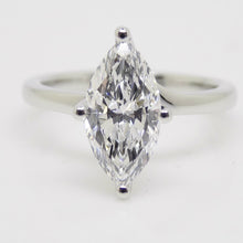 Load image into Gallery viewer, Platinum Marquise Cut Lab Grown Diamond 2.01ct SKU 7711019

