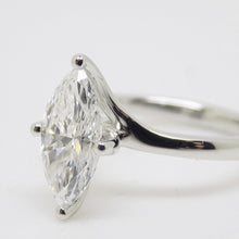 Load image into Gallery viewer, Platinum Marquise Cut Lab Grown Diamond 2.01ct SKU 7711019
