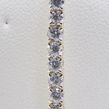 Load image into Gallery viewer, 9ct Yellow Gold Talon Claw Round Brilliant Lab Grown Diamonds Bracelet 5.00CT SKU 7743880
