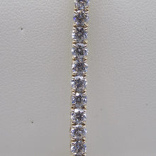 Load image into Gallery viewer, 9ct Yellow Gold Talon Claw Round Brilliant Lab Grown Diamonds Bracelet 7.00CT SKU 7743883
