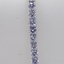 Load image into Gallery viewer, 9ct White Gold Talon Claw Round Brilliant Lab Grown Diamonds Bracelet 10.00CT SKU 7743884
