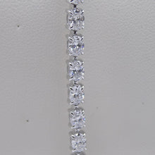 Load image into Gallery viewer, 9ct White Gold Talon Claw Oval Lab Grown Diamonds Bracelet 7.00CT SKU 7743886
