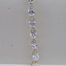 Load image into Gallery viewer, 9ct Yellow Gold  Pear Cut Lab Grown Diamonds Bracelet 7.00CT SKU 7743889
