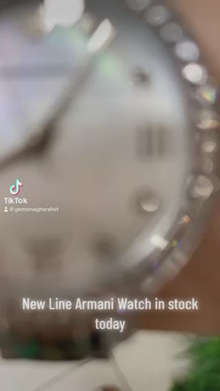 New armani deals watch