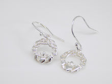 Load image into Gallery viewer, Sterling Silver Celtic Design Claddagh Drop Earrings SKU 0109006
