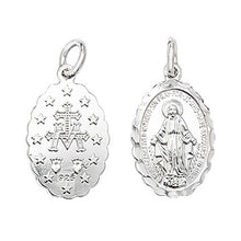 Load image into Gallery viewer, Sterling Silver Miraculous Medal SKU 0111023

