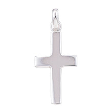 Load image into Gallery viewer, Sterling Silver Plain Cross SKU 0111065
