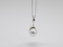 Load image into Gallery viewer, Sterling Silver Synthetic Pearl Pendant SKU 0112032
