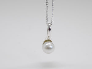 Sterling Silver Synthetic Pearl Pendant SKU 0112032