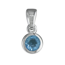 Load image into Gallery viewer, Sterling Silver Birthstone Pendant
