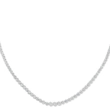 Load image into Gallery viewer, Sterling Silver CZ Collar Necklace SKU 0114095
