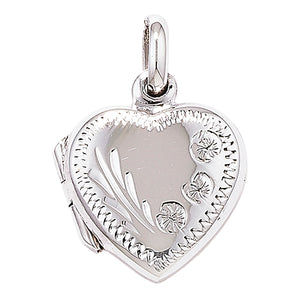 Sterling Silver Heart Locket SKU 0115005