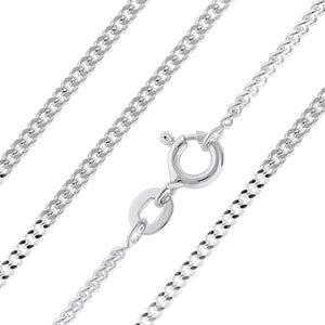 Sterling Silver 30" Curb Chain SKU 0130001