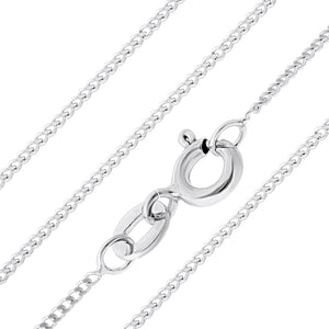 Sterling Silver 30" Curb Chain SKU 0130002