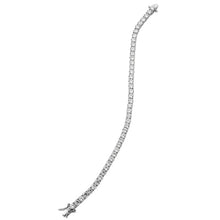 Load image into Gallery viewer, Sterling Silver Claw Set CZ Bracelet SKU 0133095
