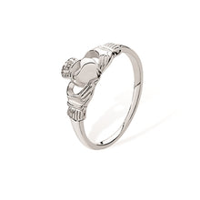 Load image into Gallery viewer, Sterling Silver Plain Claddagh Ring SKU 0135011
