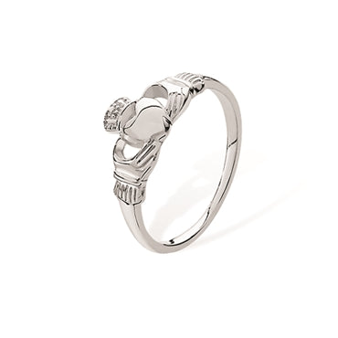 Sterling Silver Plain Claddagh Ring SKU 0135011