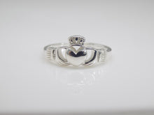 Load image into Gallery viewer, Sterling Silver Plain Claddagh Ring SKU 0135011
