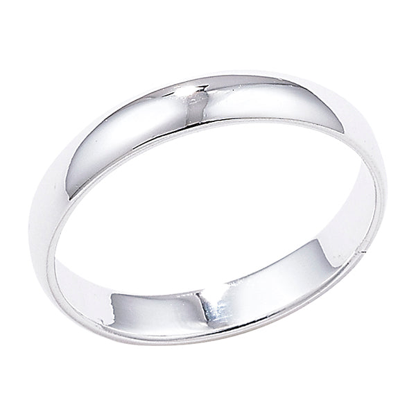 Sterling Silver 4mm Plain Band SKU 0135030