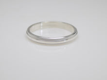 Load image into Gallery viewer, Sterling Silver Beaded Edge 3mm Plain Band SKU 0135163
