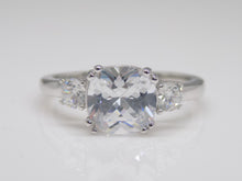 Load image into Gallery viewer, Sterling Silver 3 CZ Ring SKU 0136027
