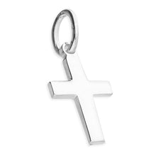 Load image into Gallery viewer, Sterling Silver Plain Small Cross SKU 0143011
