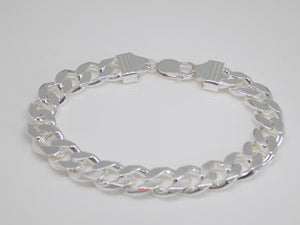 Sterling Silver Curb Bracelet SKU 0202002
