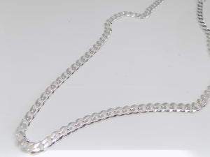 Sterling Silver 20" Curb Chain SKU 0220003