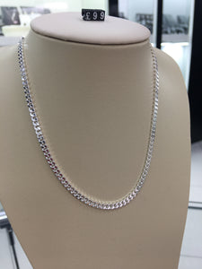 Sterling Silver 20" Curb Chain SKU 0220005