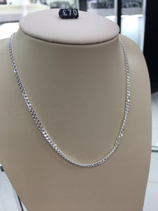 Sterling Silver 20" Curb Chain SKU 0220006