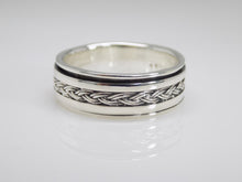 Load image into Gallery viewer, Gents Sterling Silver Celtic Spinning Ring SKU 0235002
