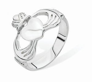 Sterling Silver Gents Claddagh Ring SKU 0235006