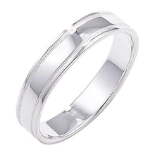 Load image into Gallery viewer, Gents Sterling Silver 5mm Band Ring SKU 0235007

