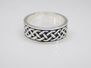 Sterling Silver Gents Celtic Style Ring SKU 0235010