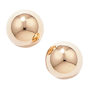 9ct Yellow Gold 5mm Ball Stud Earrings SKU 1506004