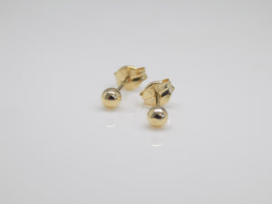 9ct Yellow Gold 3mm Ball Stud Earrings SKU 1506013