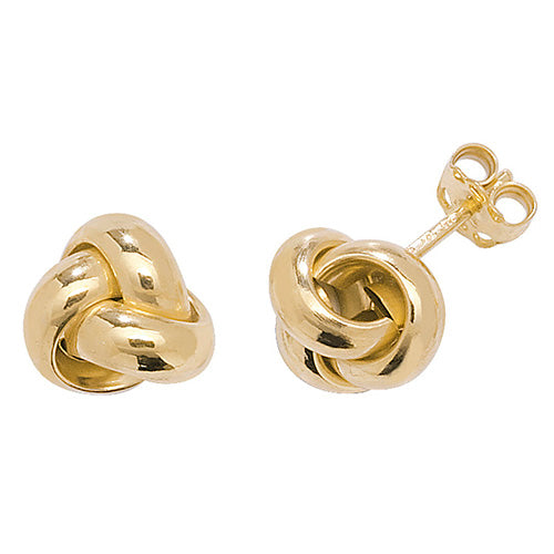 9ct Yellow Gold Knot Stud Earrings SKU 1506018