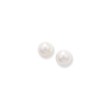 Load image into Gallery viewer, 9ct Yellow Gold 6MM Synthetic Pearl Stud Earrings SKU 1507018
