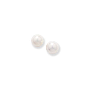 9ct Yellow Gold 6MM Synthetic Pearl Stud Earrings SKU 1507018