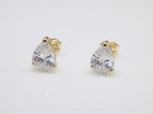 Load image into Gallery viewer, 9ct Yellow Gold 7MM CZ Pear Stud Earrings SKU 1507034

