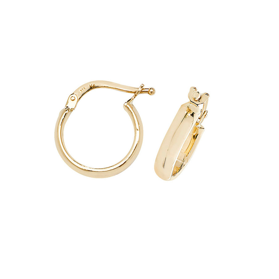 9ct Yellow Gold 13.2mm Hoop Earrings SKU 1510052