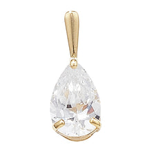 Load image into Gallery viewer, 9ct Yellow Gold Pear Shape CZ Pendant SKU 1512020
