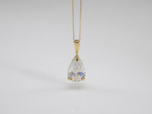 Load image into Gallery viewer, 9ct Yellow Gold Pear Shape CZ Pendant SKU 1512020
